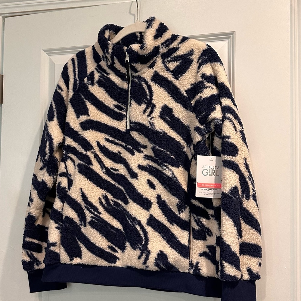 Athleta Girl So Snug Sherpa Half Zip - youth size XXL